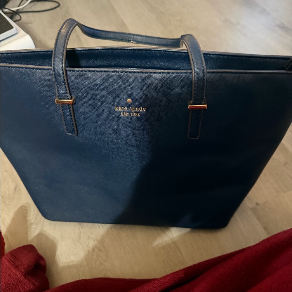 Kate Spade Blueberry Colored Tote Bag READ